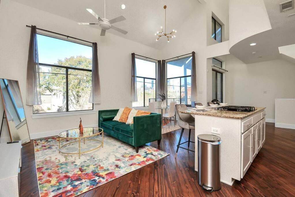 3Br/3.5Ba Three Story East Downtown Townhouse With View Villa Houston Luaran gambar